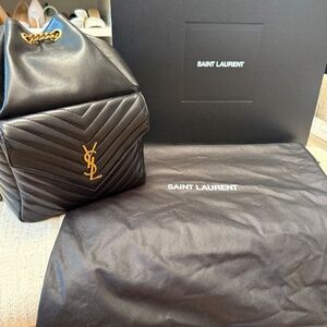 SAINT LAURENT Joe Drawstring Backpack